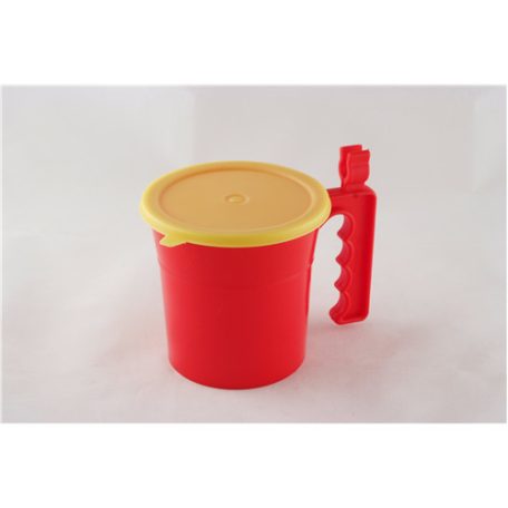 Kézi edény műanyag + tető