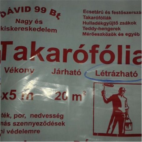 Takarófólia létrázható 20 nm