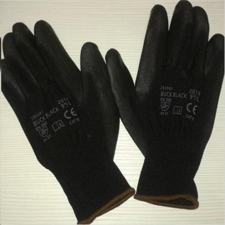 Műszerészkesztyű olajálló fekete 8 M