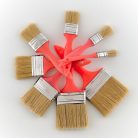 Ecset szimpla műanyag nyéllel